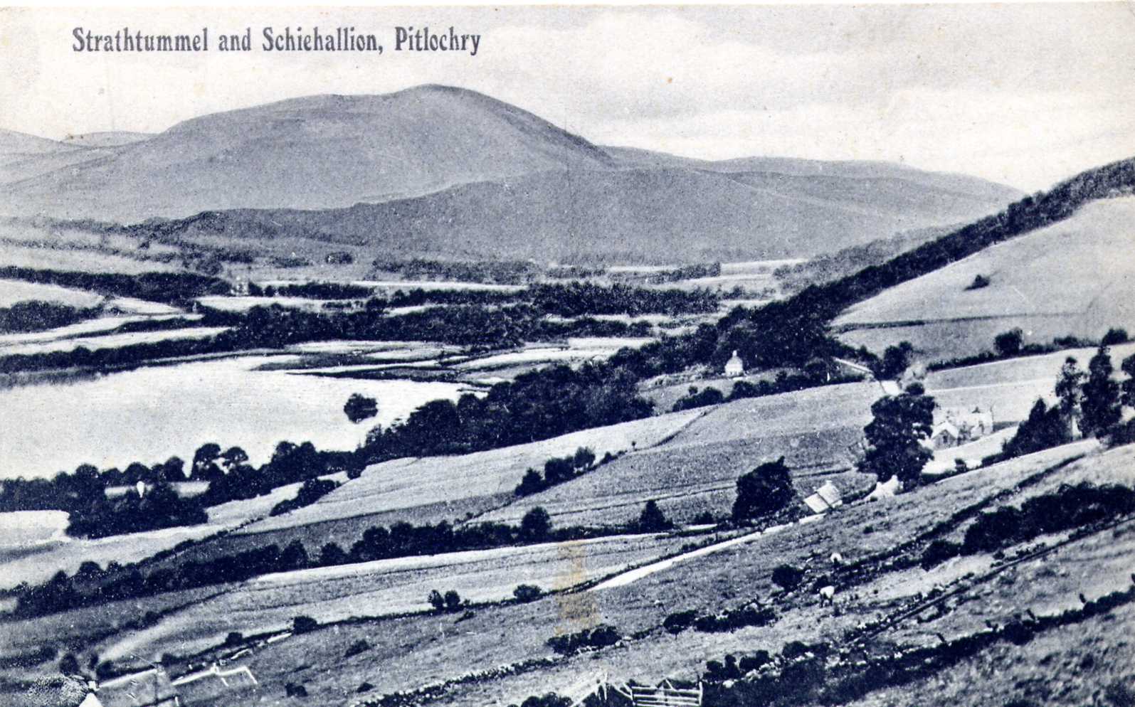 Old postcard of Strathtummel